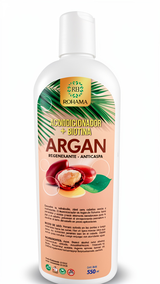 Acondicionador + Biotina - Argan 550 ml.