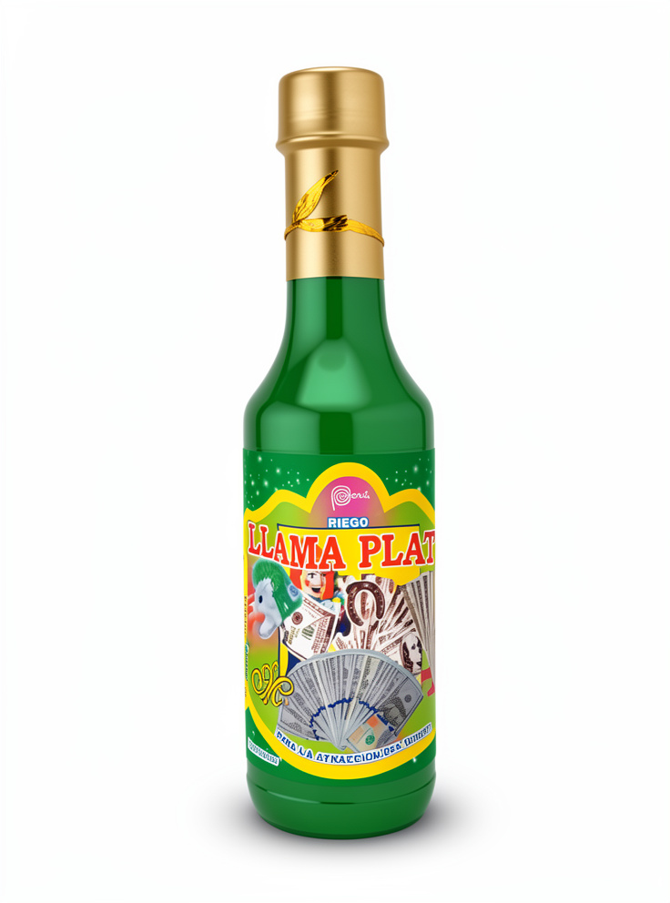 Agua de champar de 1/2 LT. 7 Llama Plata