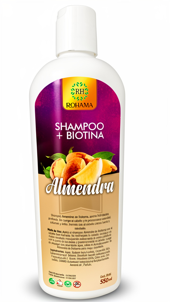 Shampoo +Biotina  - Almendra 550 ml.