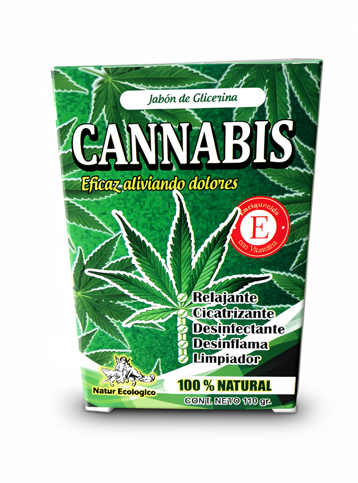 Jabón de CANNABIS + Vitamina E - 110 gr.