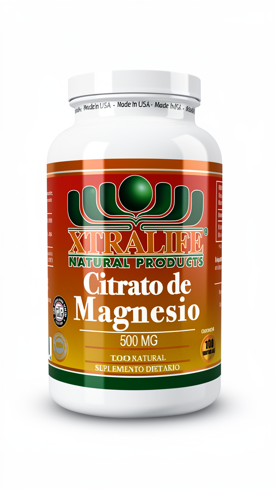 Citrato de Magnesio - 100 cap.