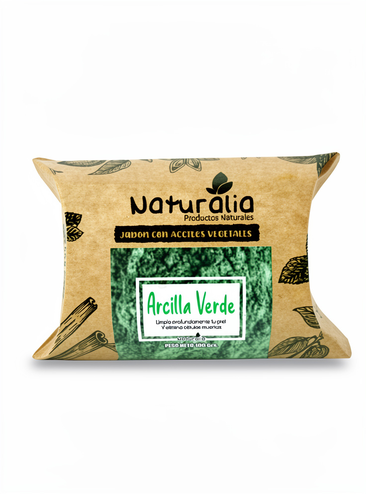 Jabon de Arcilla Verde - 100 gr.