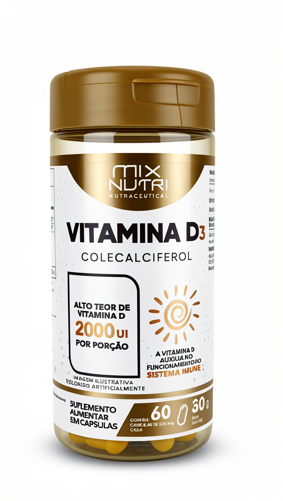 Vitamina D3 - 60 cap.
