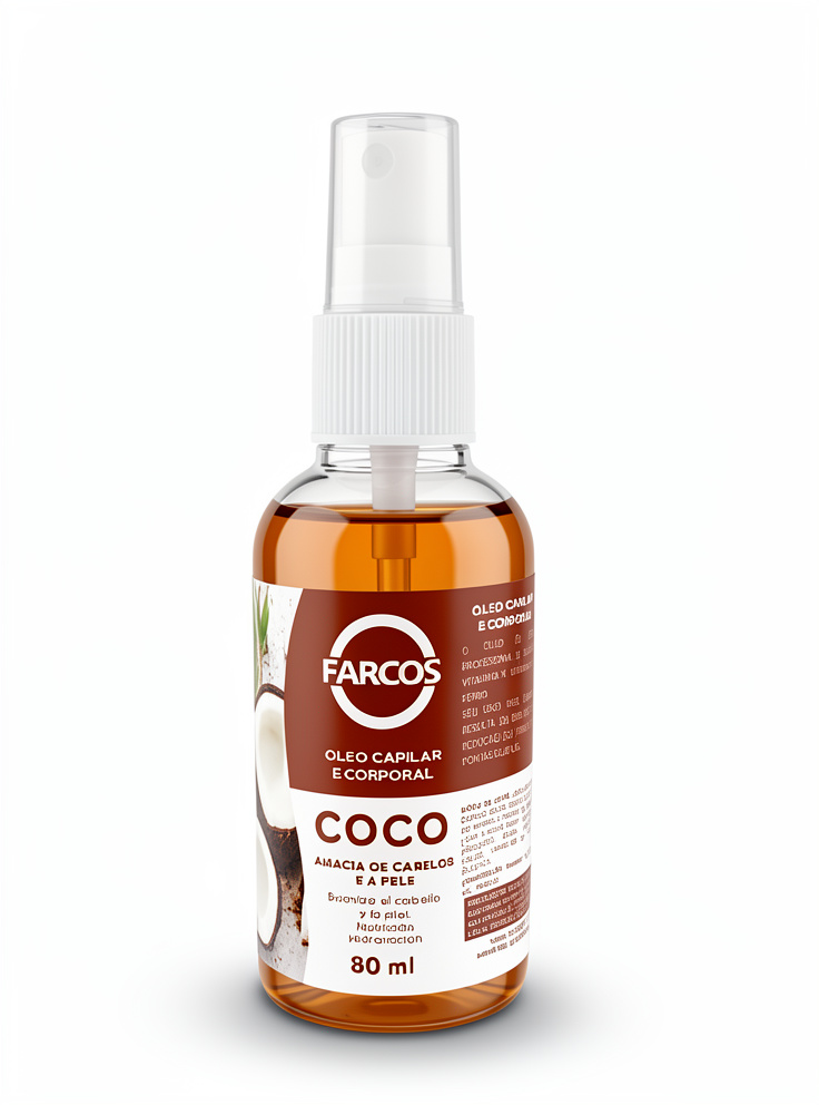 Aceite de Coco 80 ml. Brasilero