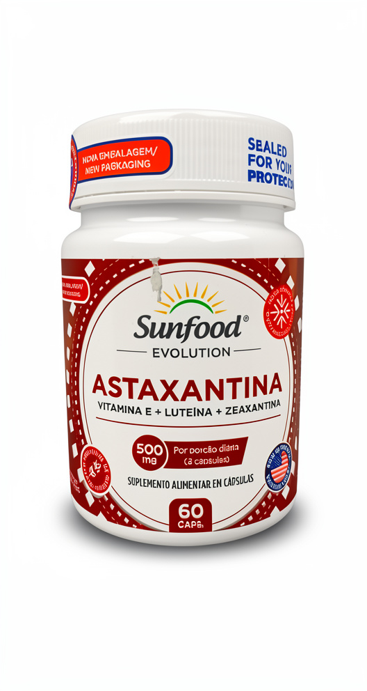 Astaxantina - 60 cap. de 500mg.
