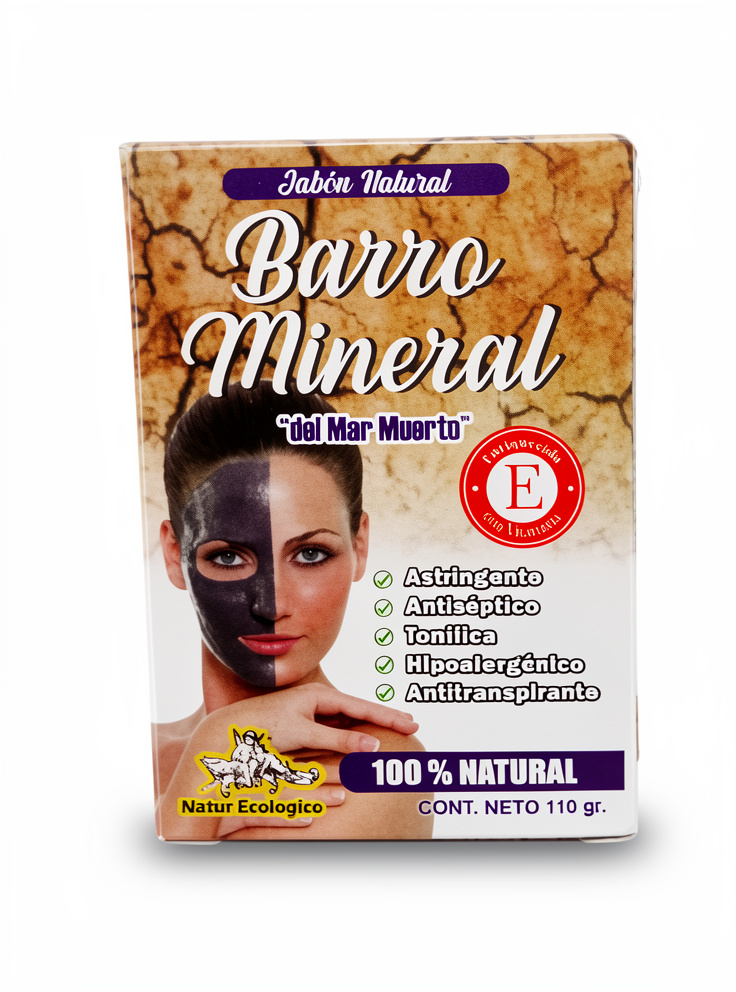 Jabón BARRA MINERAL + Vitamina E - 110 gr.