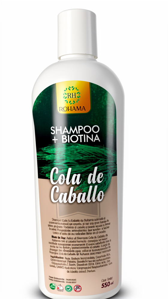 Shampoo + Biotina - Cola de caballo 550 ml.