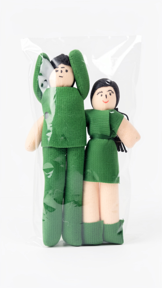 Muñeco para amarre Traje verde
