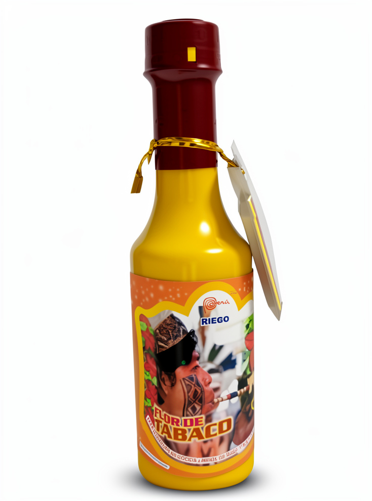 Agua de champar de 1/2 LT. 7 Flor de Tabaco