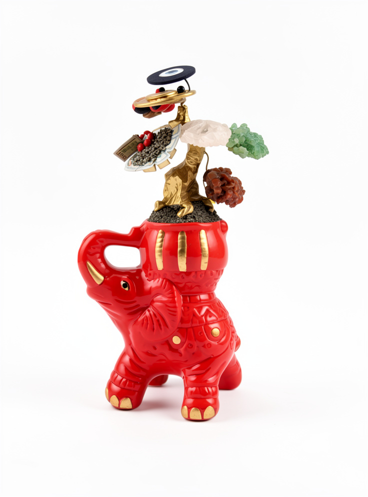 Elefante de la Suerte y Árbol de la Abundancia.