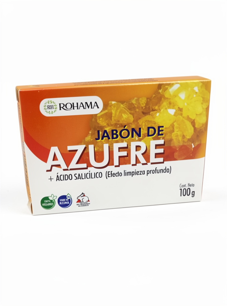 Jabón Artesanal de Azufre - Rohama