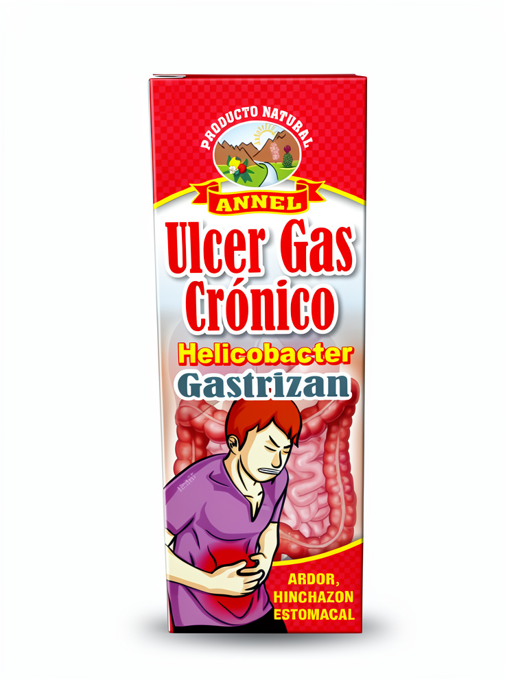Ulcer Gas Crónico - Helicobacter - 500 ml.