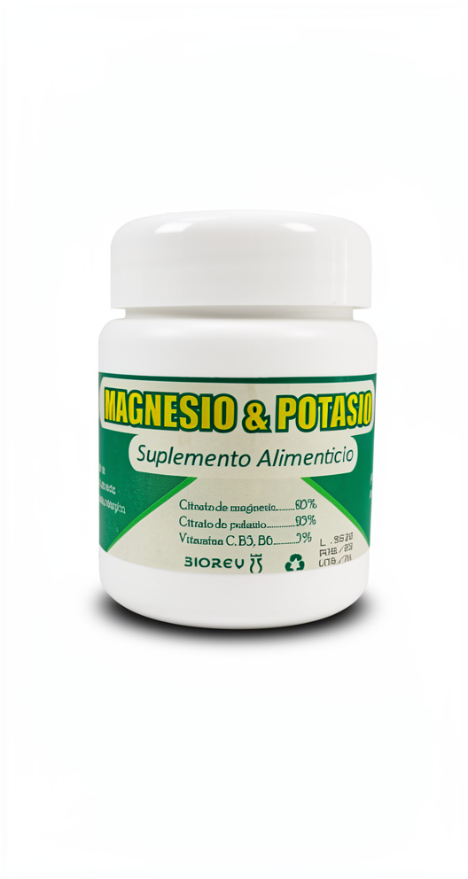 Magnesio y potasio en polvo