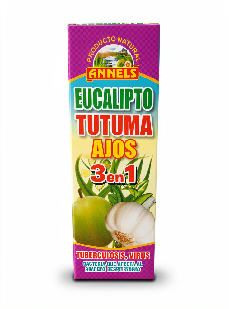 Jarabe Eucalipto, Tutuma y Ajos - 3 en 1 - 500ml