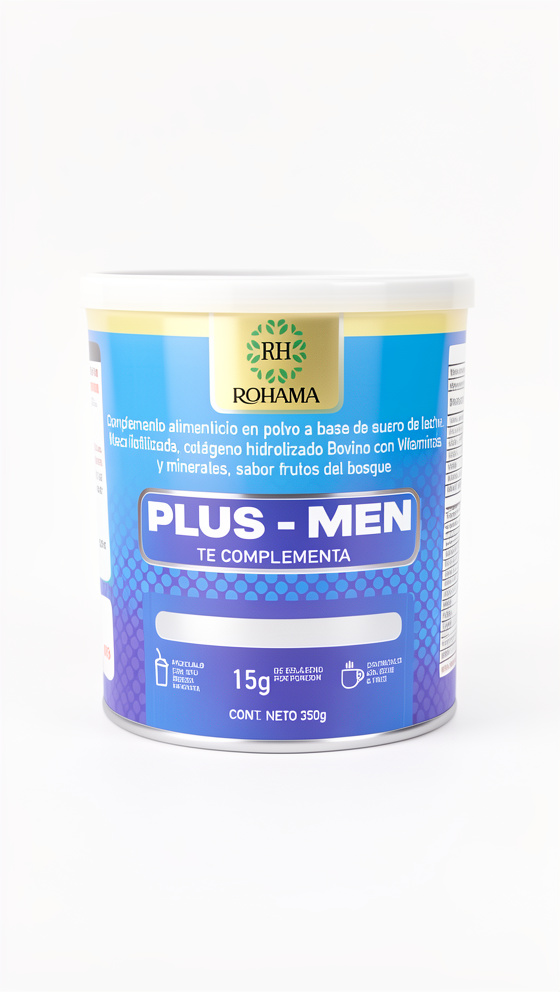 Colágeno Plus Men - 400gr - Rohama