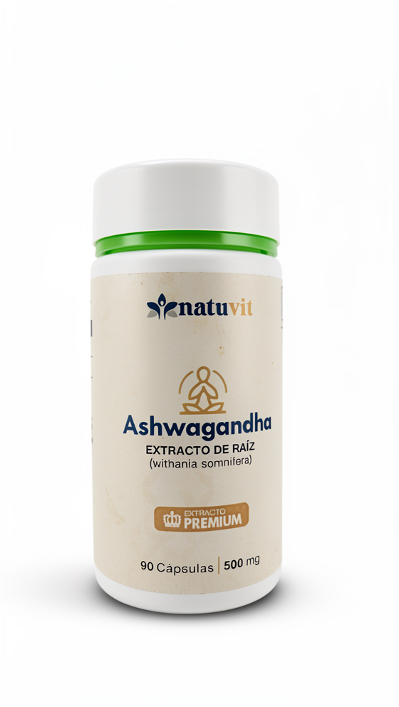 Ashwagandha (Extracto de Raíz) - 90 cap. de 500 mg.