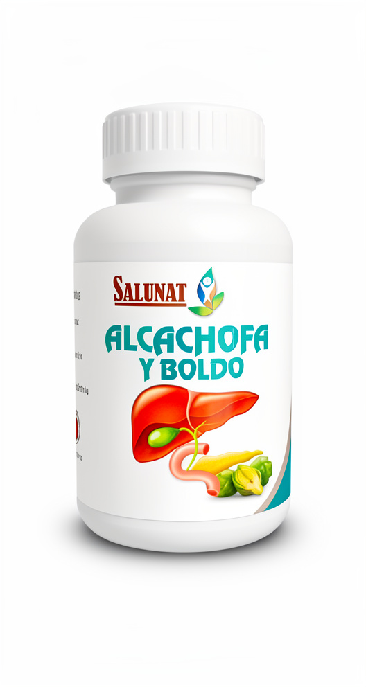 Alacachofa y Boldo - 90 cap. de 500 mg.