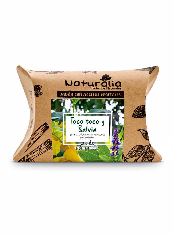 Jabón de Toco Toco y Salvia - 100 gr.