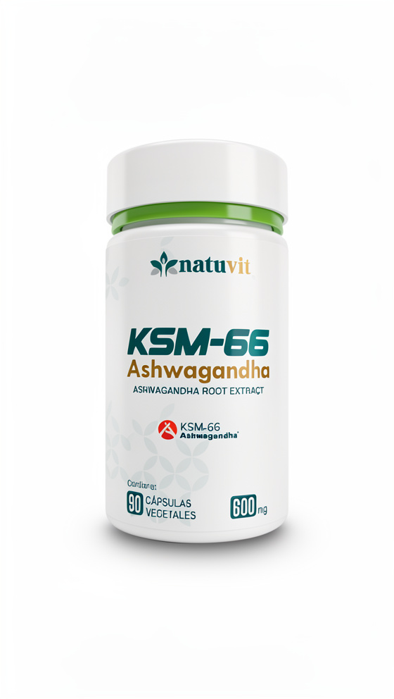 Ashwagandha KSM-66 - 90 Cap. de 600 mg.