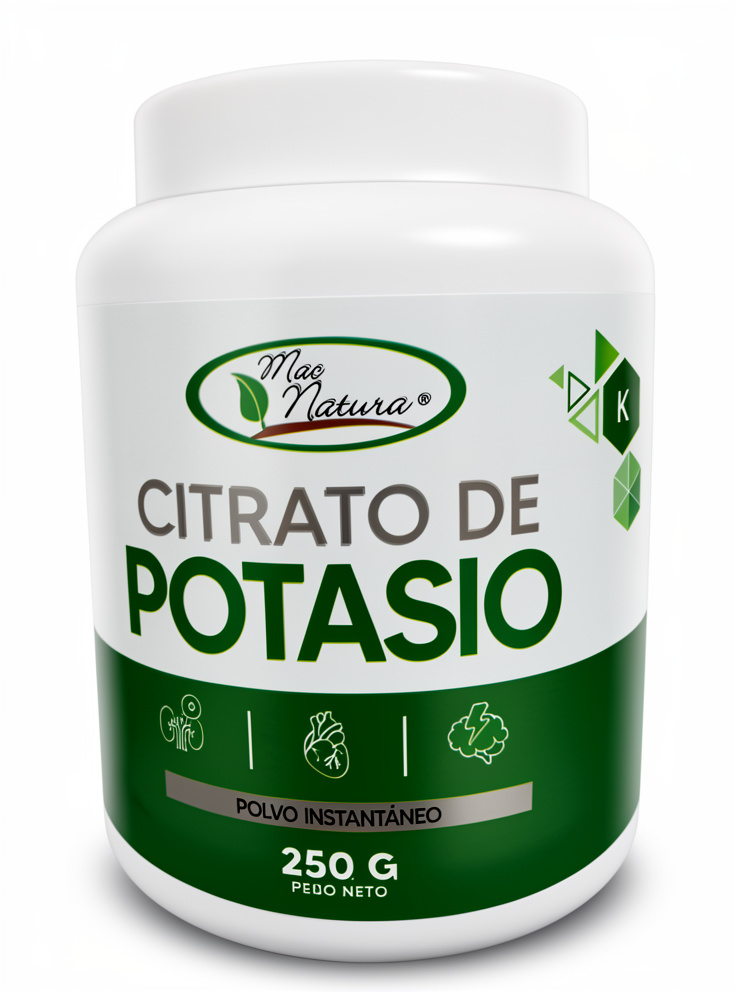 Citrato de Potasio Polvo -  250 gr.