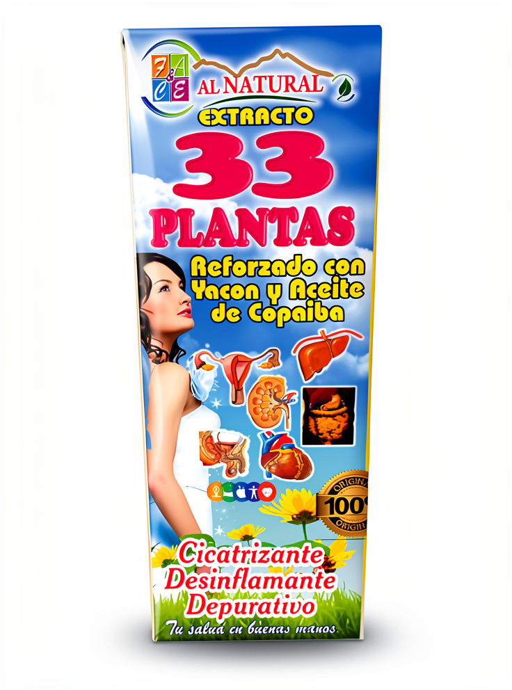 33 Plantas - 500 ml.