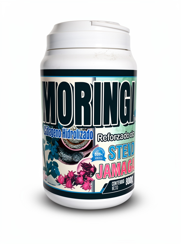 Colágeno Hidrolizado + MORINGA +JAMAICA - 800 gr.