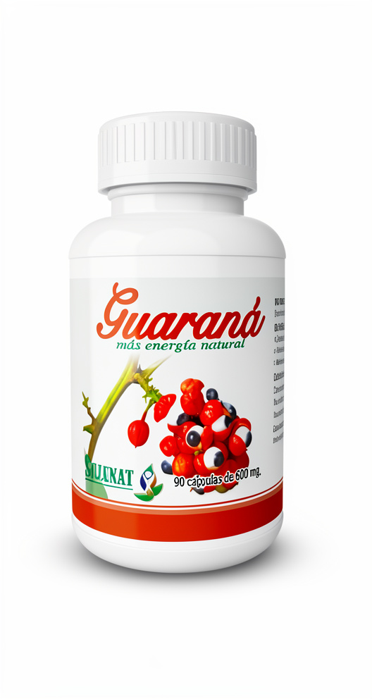 Guaraná - 90 cap. de 600 mg.