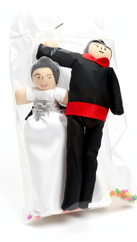 Muñeco para amarre Traje de Boda