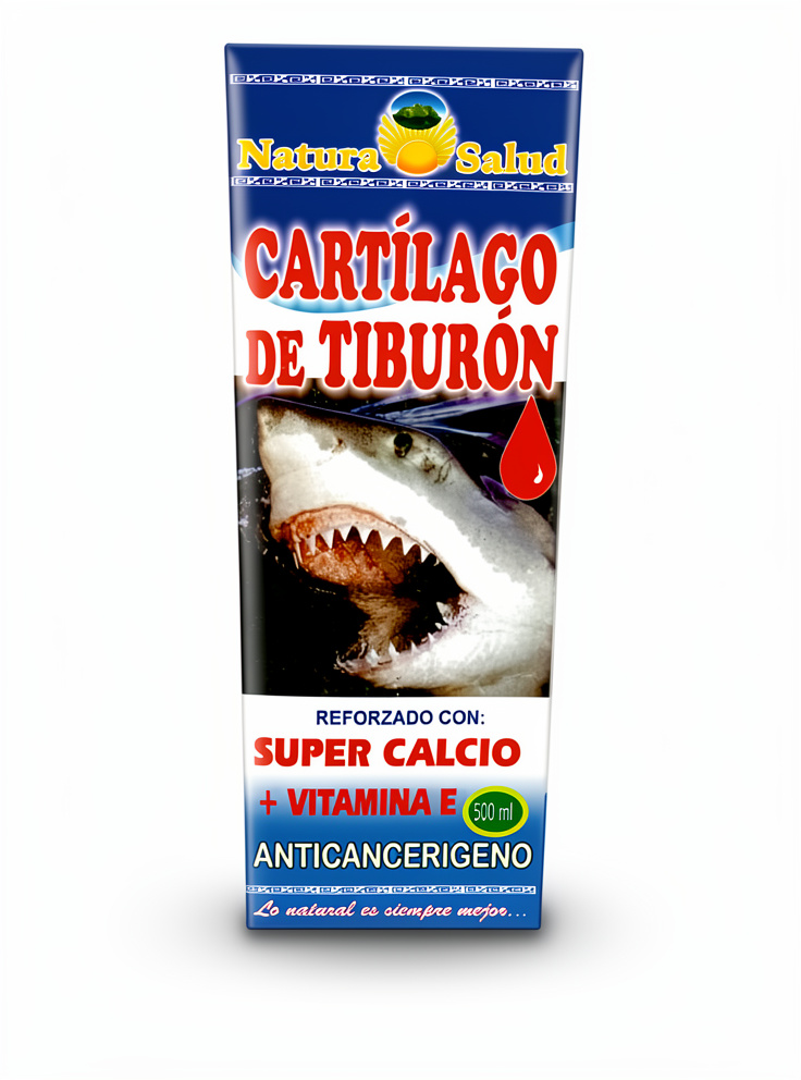 Cartílago de Tiburón + Vitamina E - 500 ml.