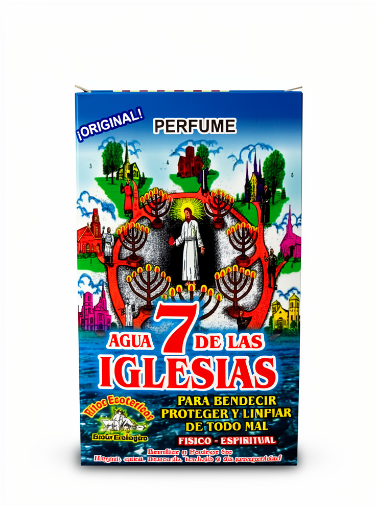 Perfume en caja - Agua de las 7 Iglesias - Por Mayor 420bs