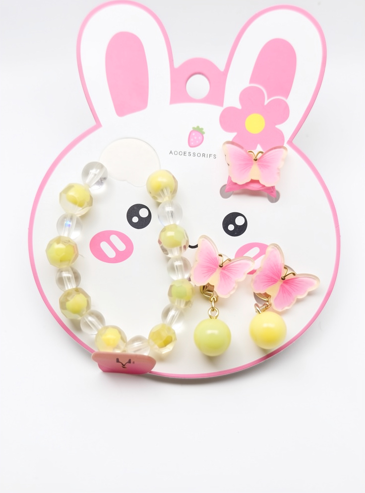 JUEGO DE PULSERAS DE MARIPOSA