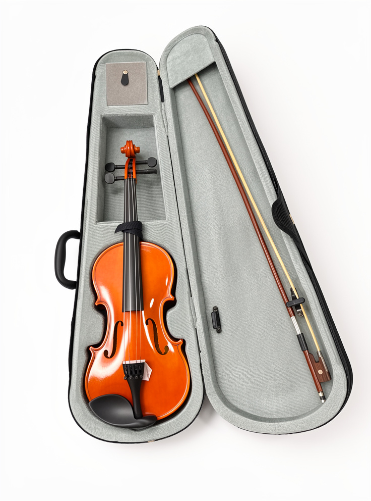 VIOLÍN 3/4 DE ESTUDIO BRILLANTE CON ESTUCHE ARCO Y RESINA