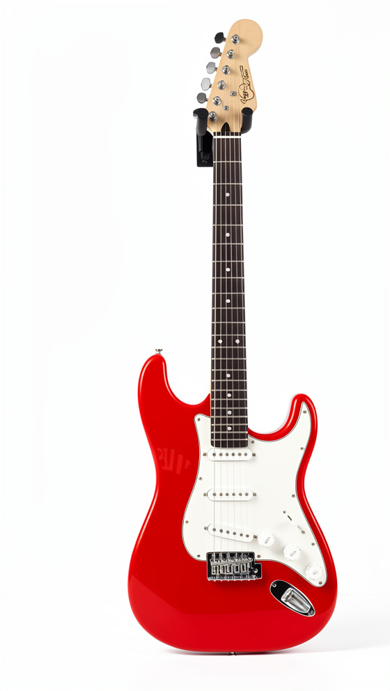 GUITARRA ELECTRICA ROJA TIPO STRATOCASTER