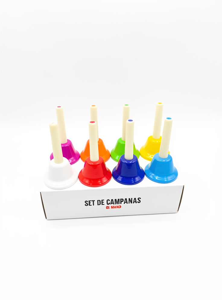 SET DE CAMPANAS DE MANO 8 TONOS
