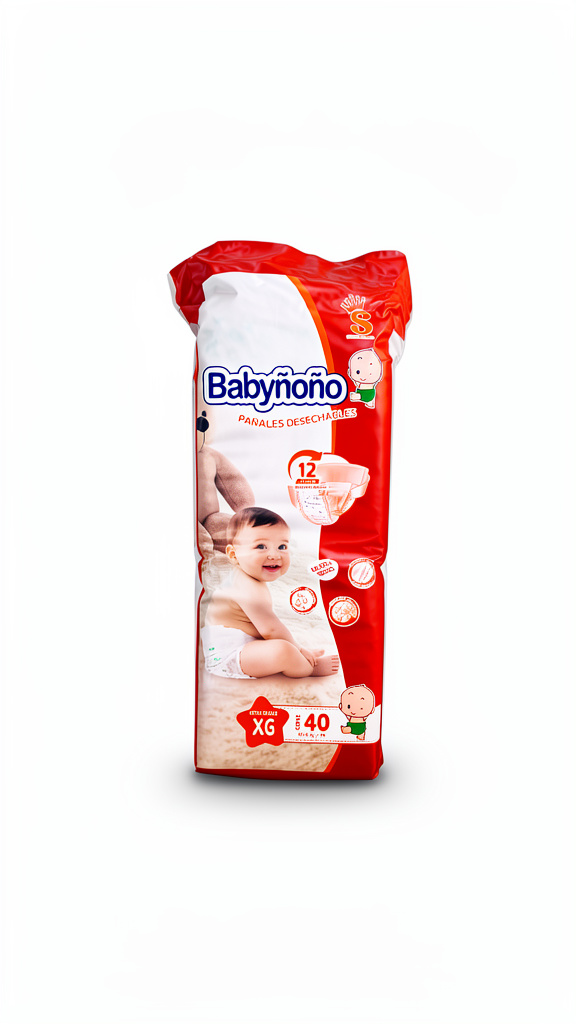 Paq. Babyñoño Rosado XG 40u.
