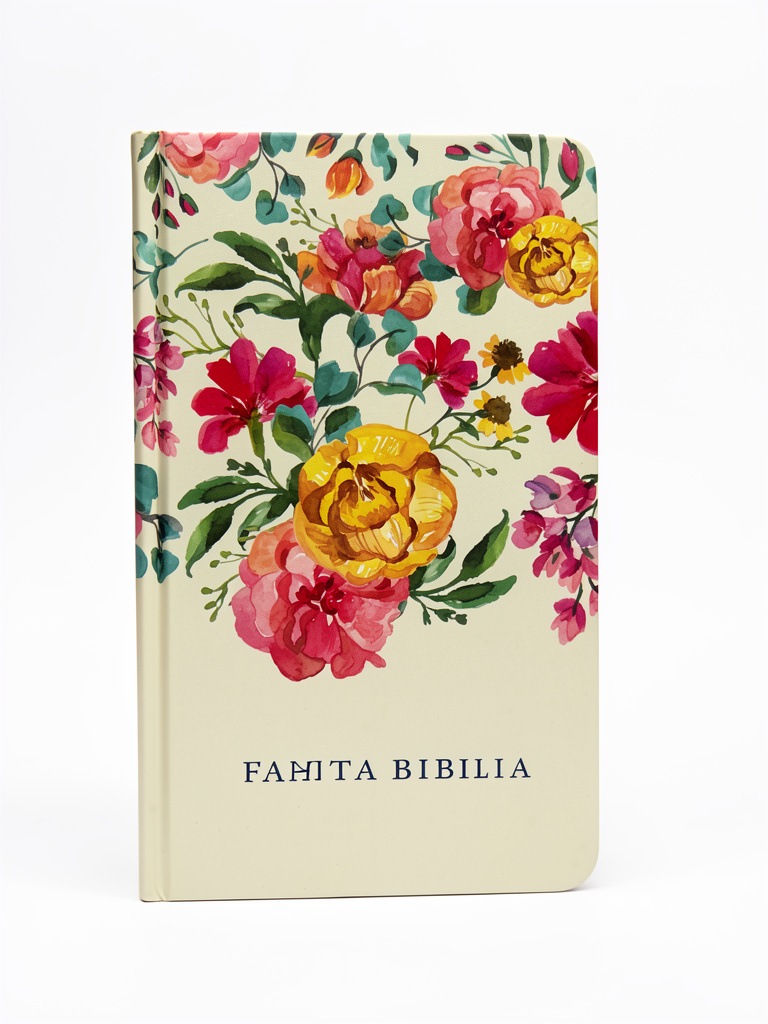 Biblia nombres de Dios LG tapa dura/flores