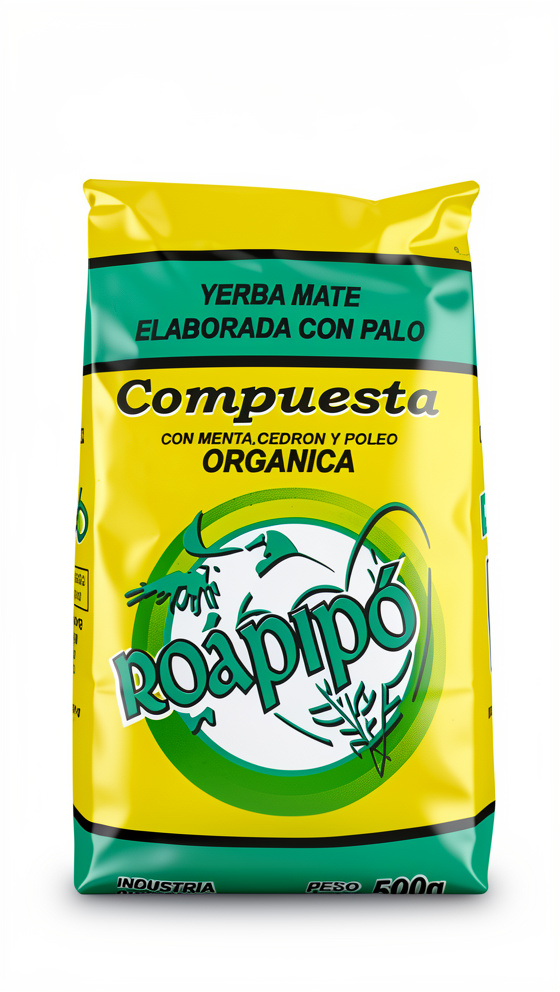 Yerba Mate Organica Roapipo Compuesta 500g