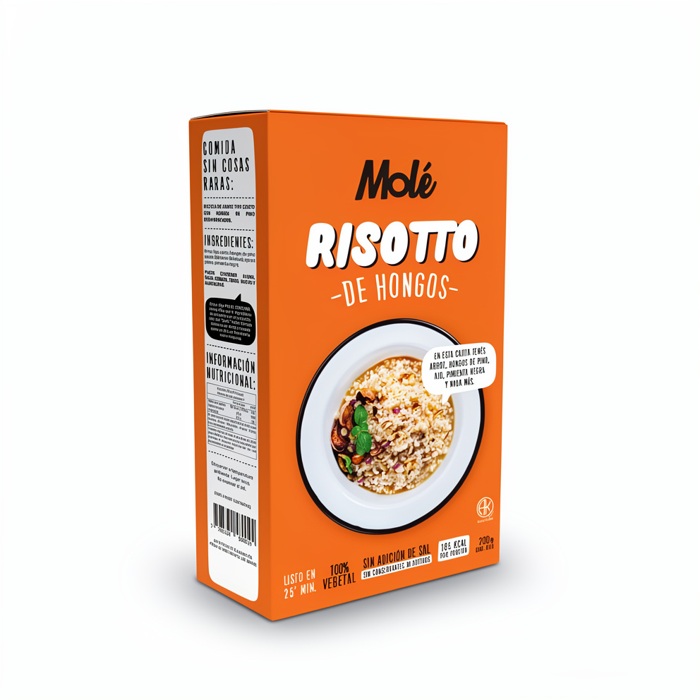 Risotto de Hongos Mole