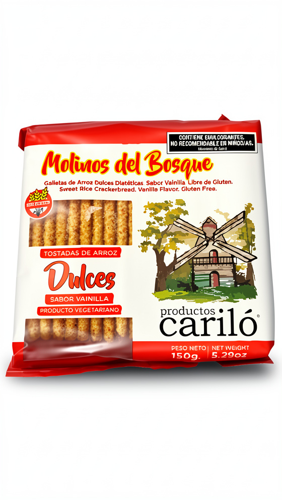 Tostadas de Aroz Dulces Molinos de Bosque