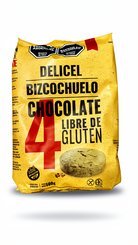 PreMezcla Bizcochuelo Chocolate Delicel 500g
