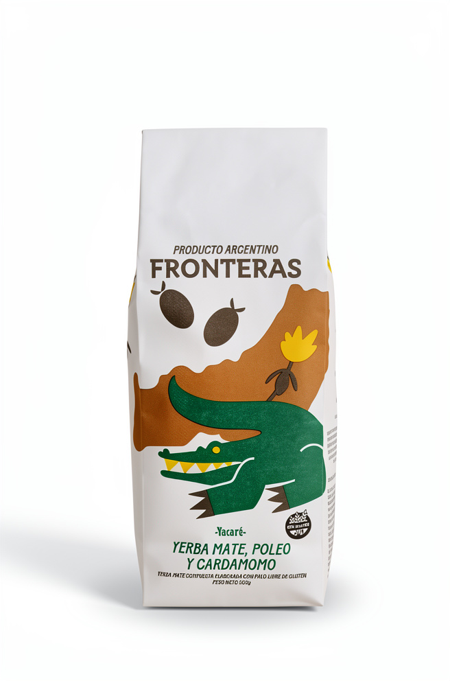 Yerba Mate Fronteras Poleo y Cardamomo