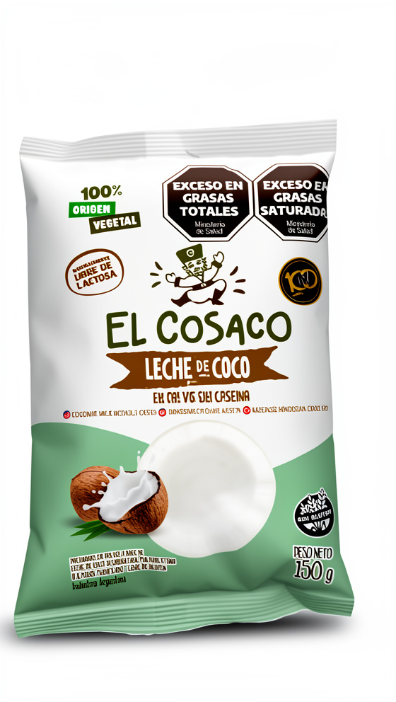 Leche de coco en polvo El Cosaco