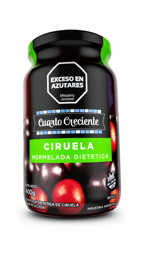 Mermelada Dietetica Ciruela Cuarto Creciente 400g