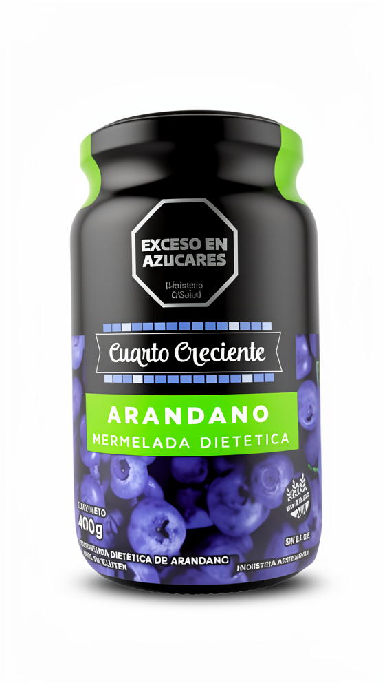Mermelada Dietetica Arandanados Cuarto Creciente 400g