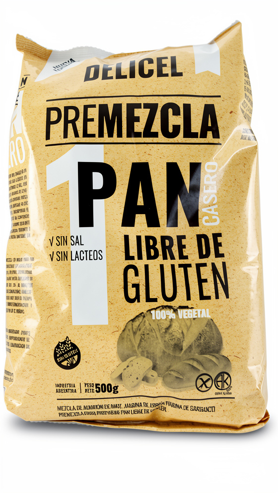 Premezcla Pan Casero Delicel 500g