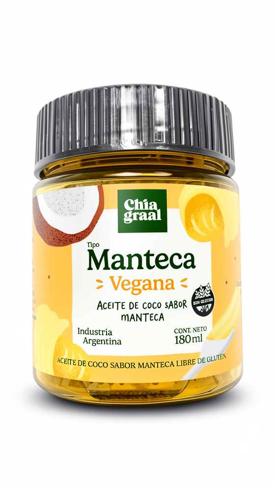 Manteca Vegana Chia graal 180g