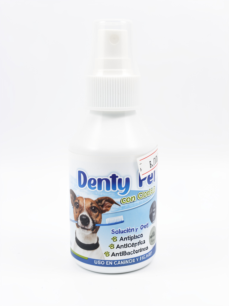 Denty Pet spray dental blanco