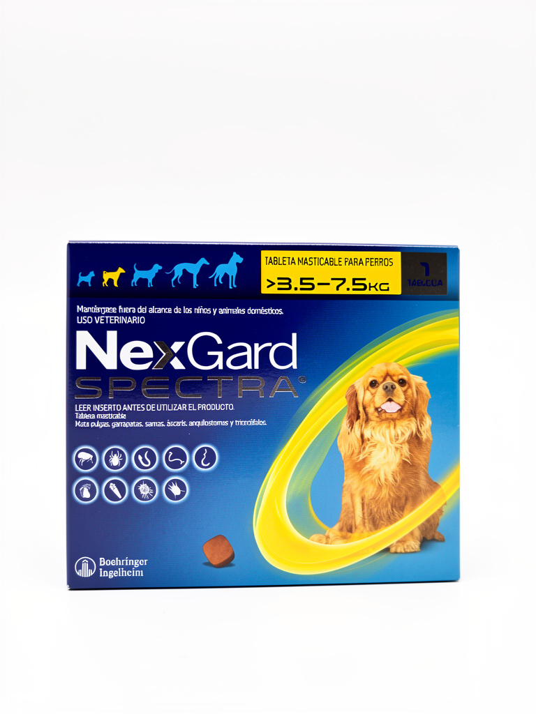 NexGard Spectra perros 3.5-7.5kg