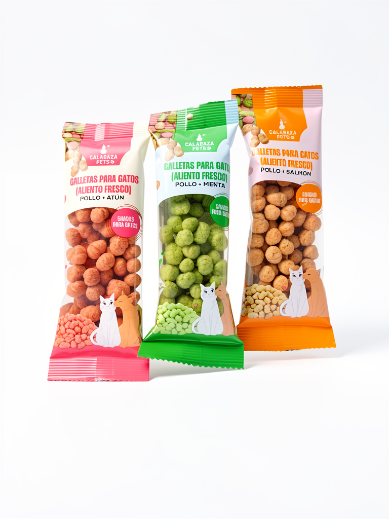 Calabaza Pets galletas gato pollo