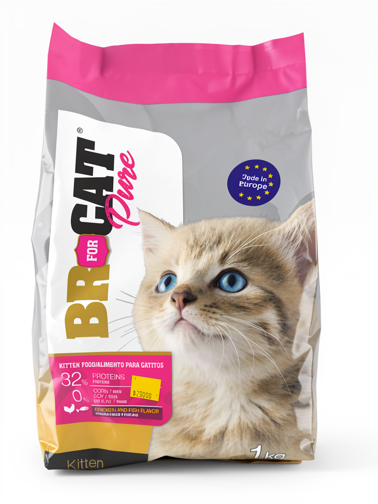 Br Cat Pure Kitten pollo y pescado